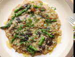 Moroccan spiced quinoa and chickpea's with roasted seasonal vegetables